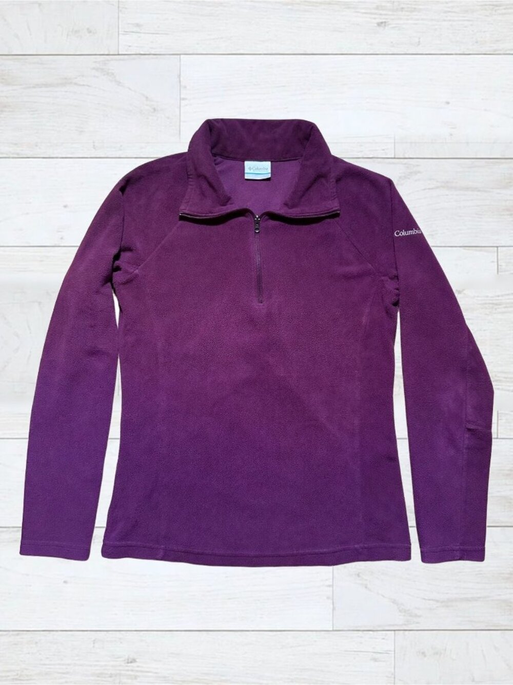 Columbia Glacial IV Purple Half Zip Fleece